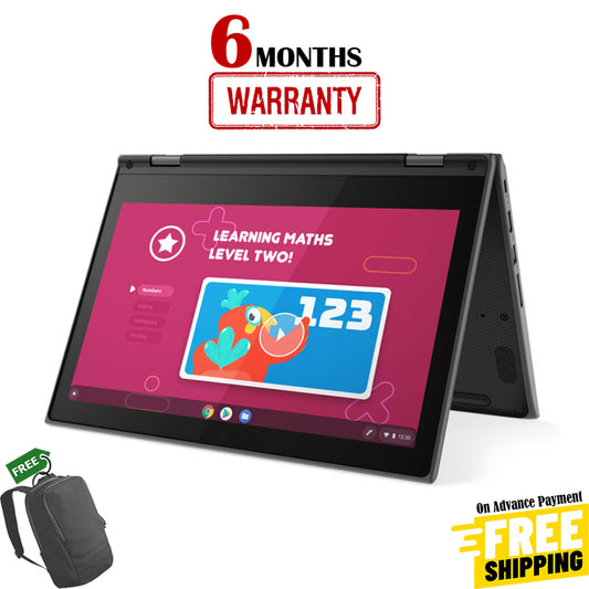 Lenovo Chromebook 300e - 4/32 - Touch Screen 360 Convertible - Update 2029 - 6 Month Warranty
