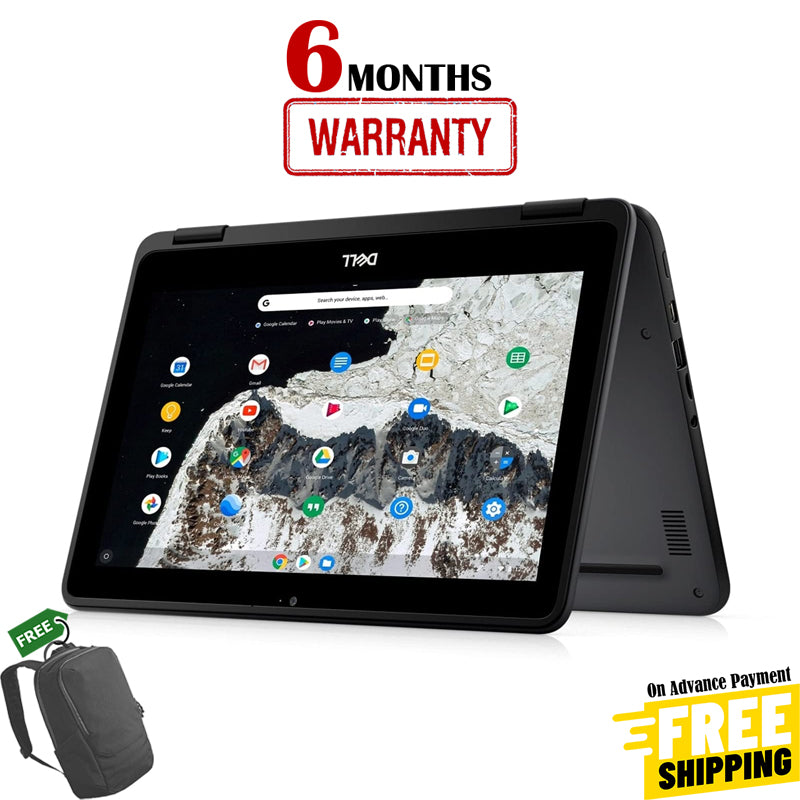 Dell Chromebook 3100 - 4/32 - Touch Screen 360 Convertible - Update 2029 - 6 Month Warranty